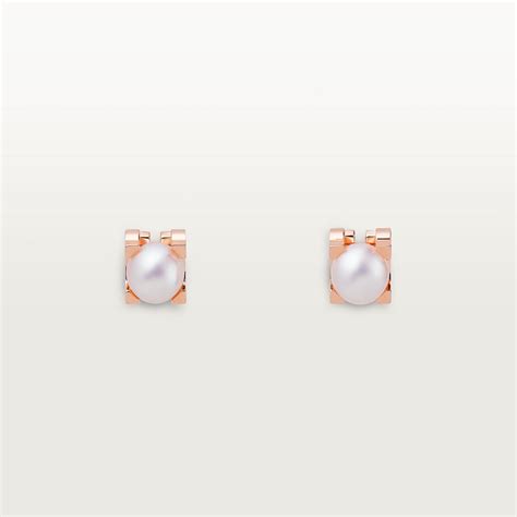 cartier diamond solitaire earrings|c de cartier diamond earrings.